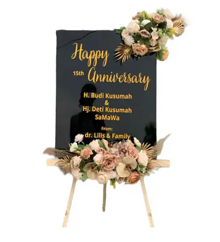 Papan Bunga Akrilik Gandong