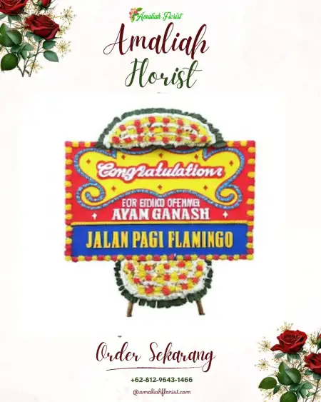 Sewa Papan Bunga Gandong